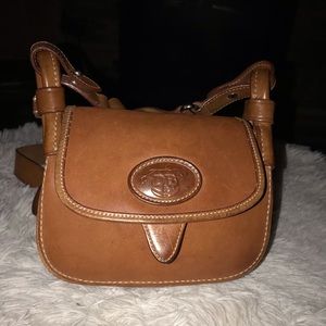 Vintage Small crossbody all leather purse